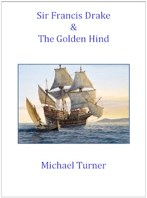 The cover image from 'Sir Francis Drake and The Golden Hind'