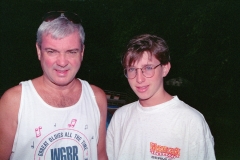 Gene Pitney with his youngest son, David in 1993